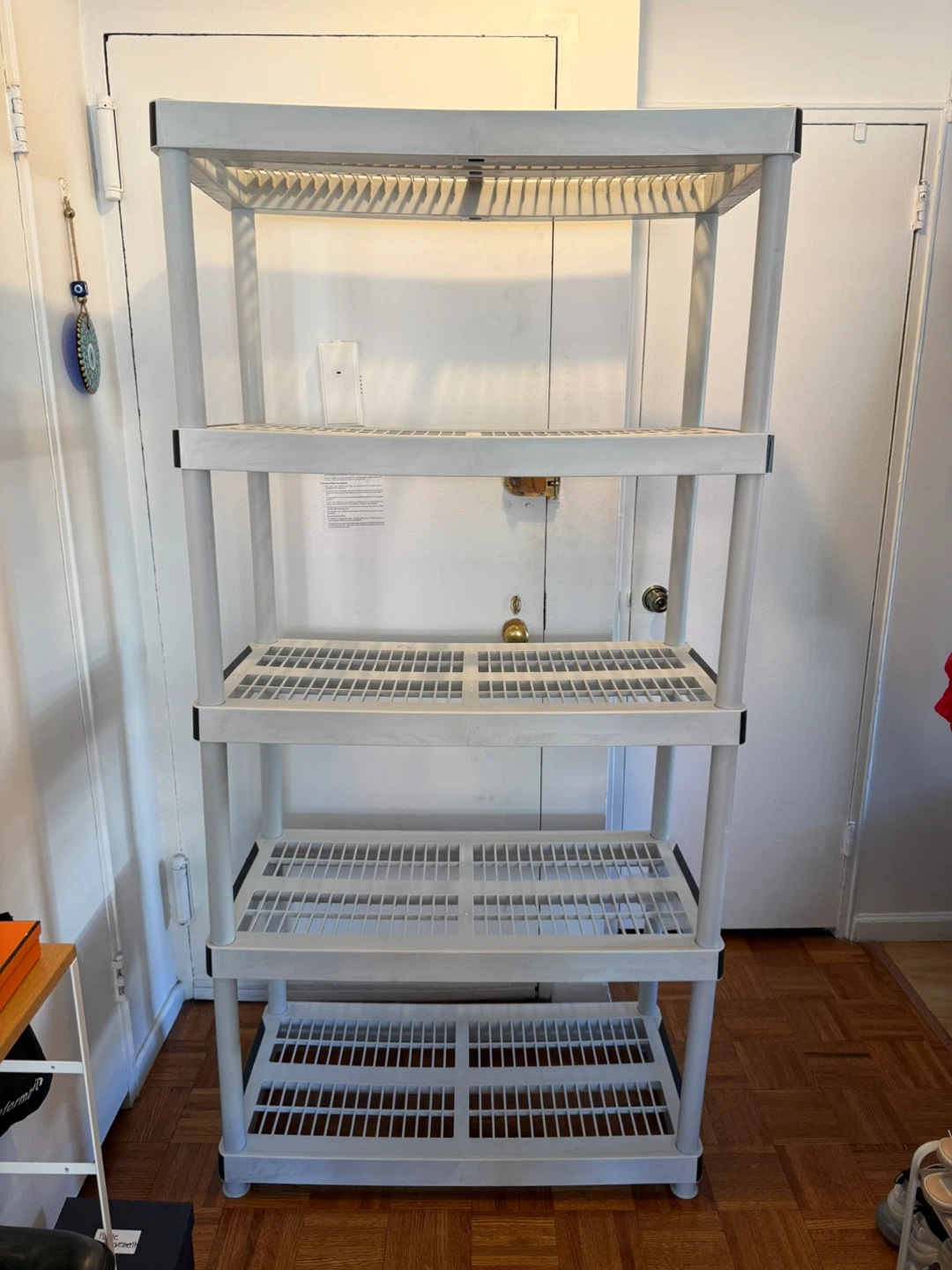 5-Tier Plastic Storage Shelving Unit