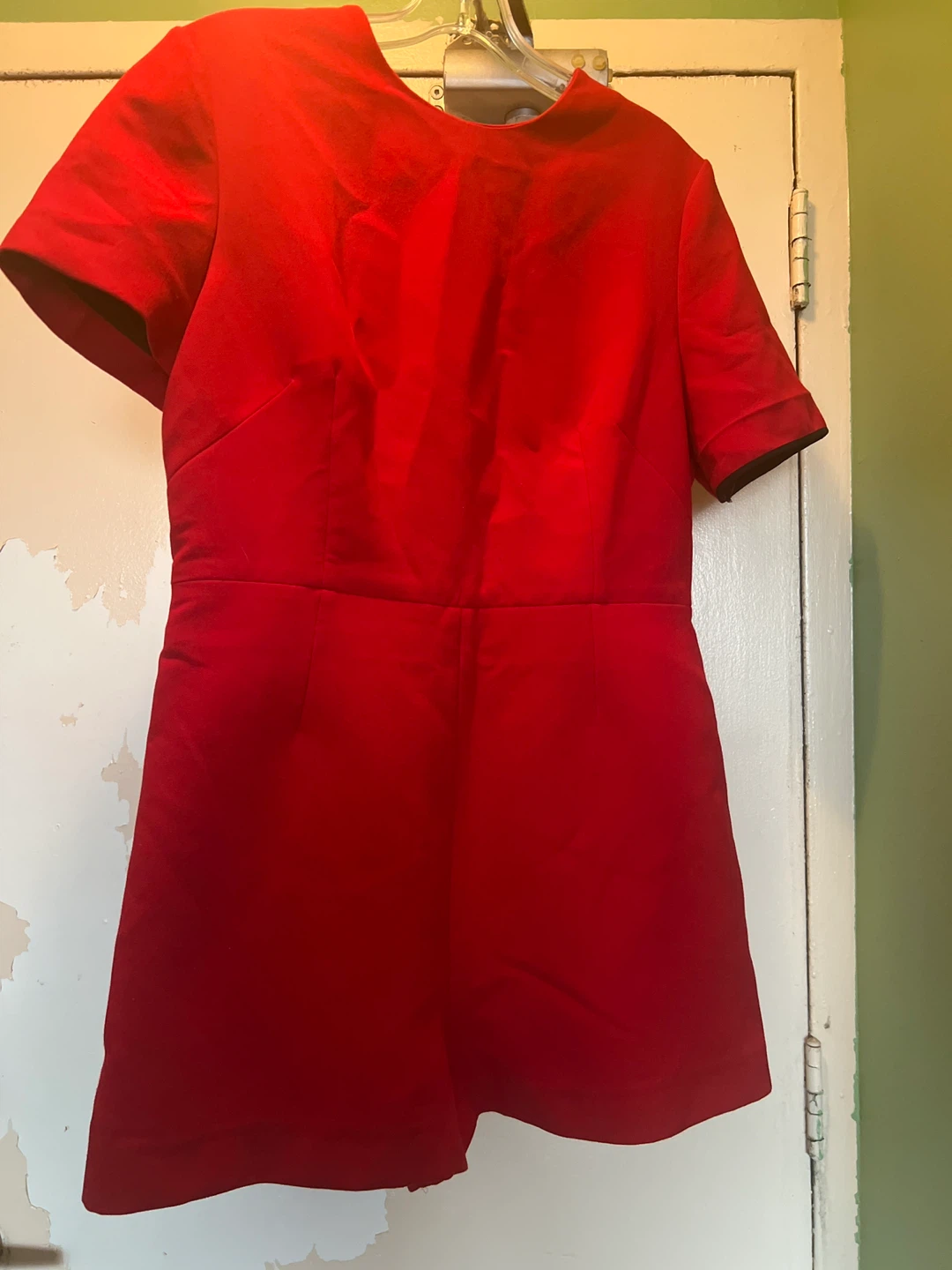 Red Romper with Bows