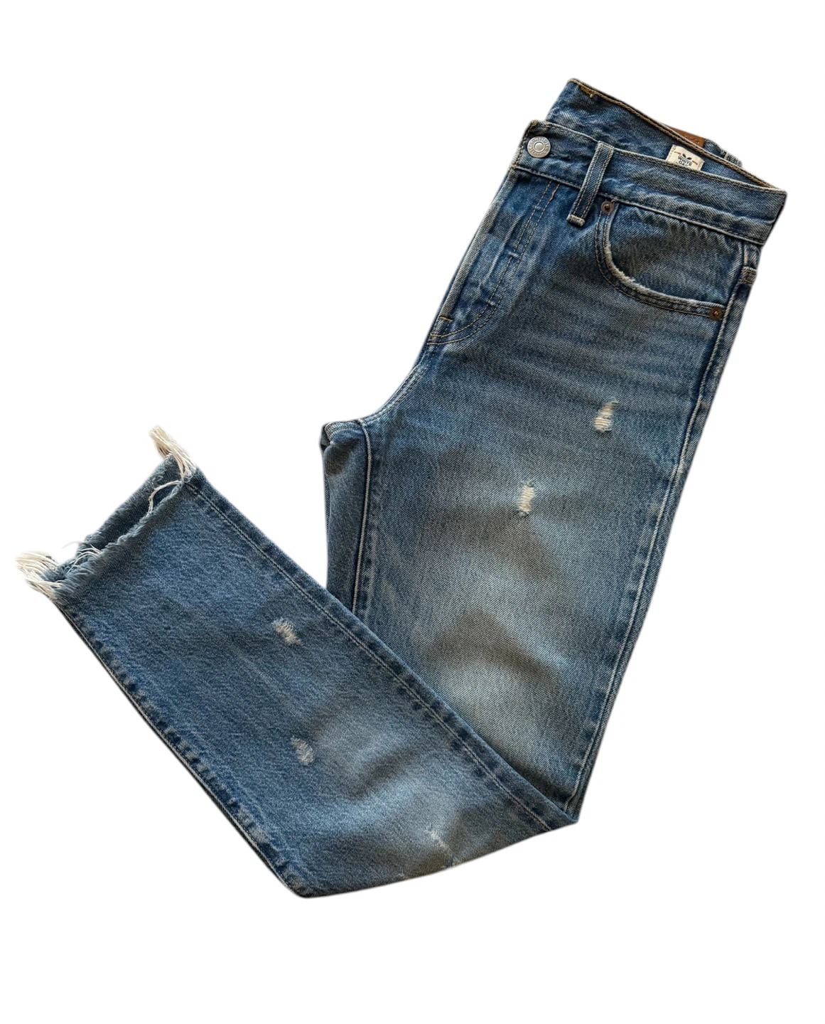 Levi's 501 Women's Jeans Medium Wash Size 27 - photo 2