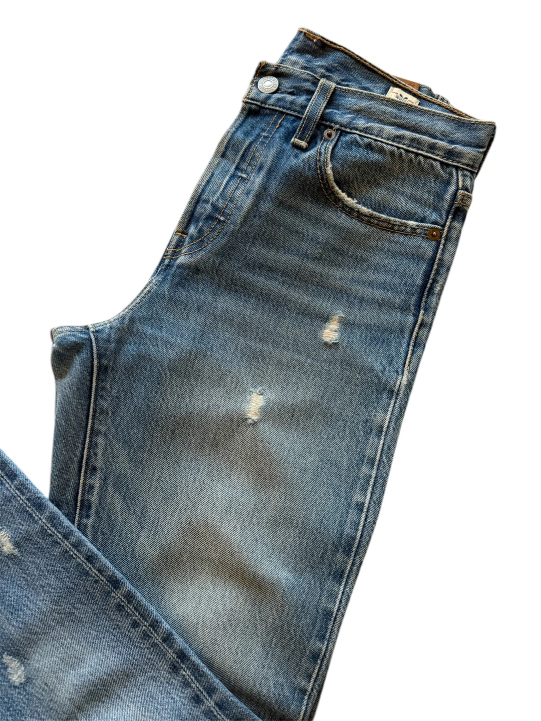 Levi's 501 Women's Jeans Medium Wash Size 27 - photo 3
