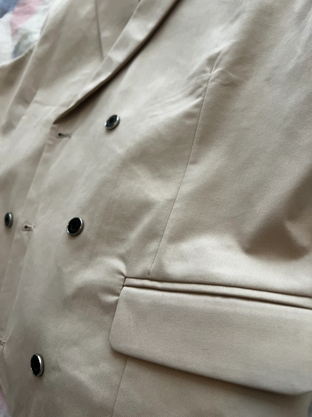 Tan Double-Breasted Vest - photo 2
