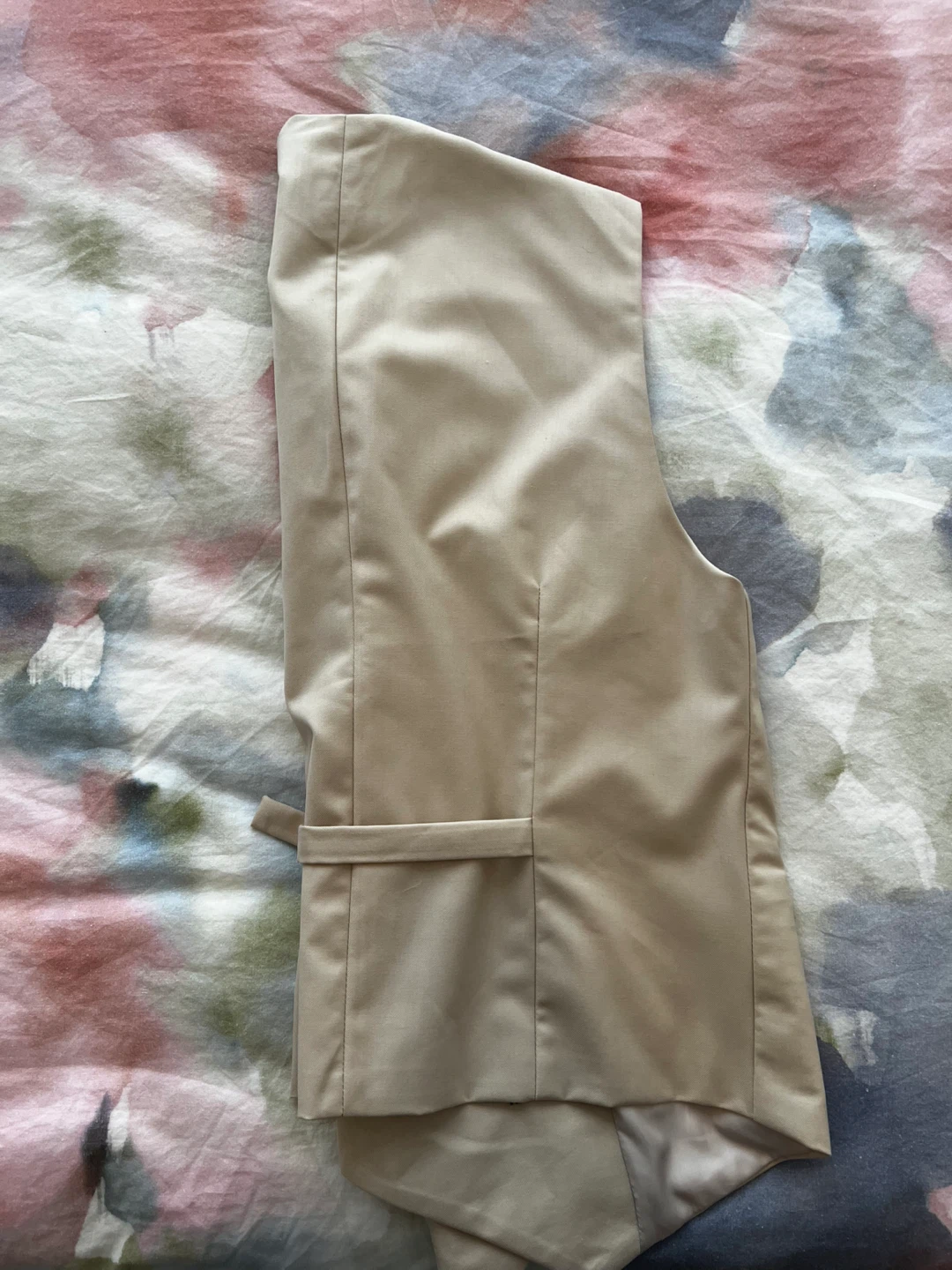 Tan Double-Breasted Vest - photo 5