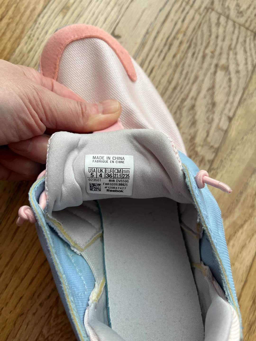 Reebok Women's Shoes - Pink/Blue, Size 5 - photo 5