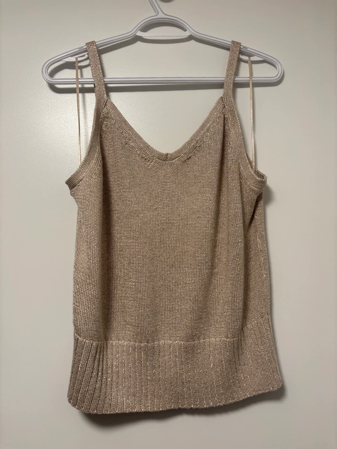 Banana Republic Sparkly Knit Tank Top L
