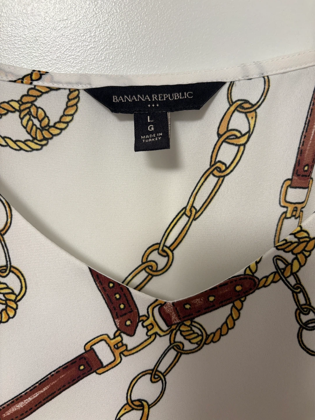 Banana Republic Chain Print Camisole Top Size L - photo 2