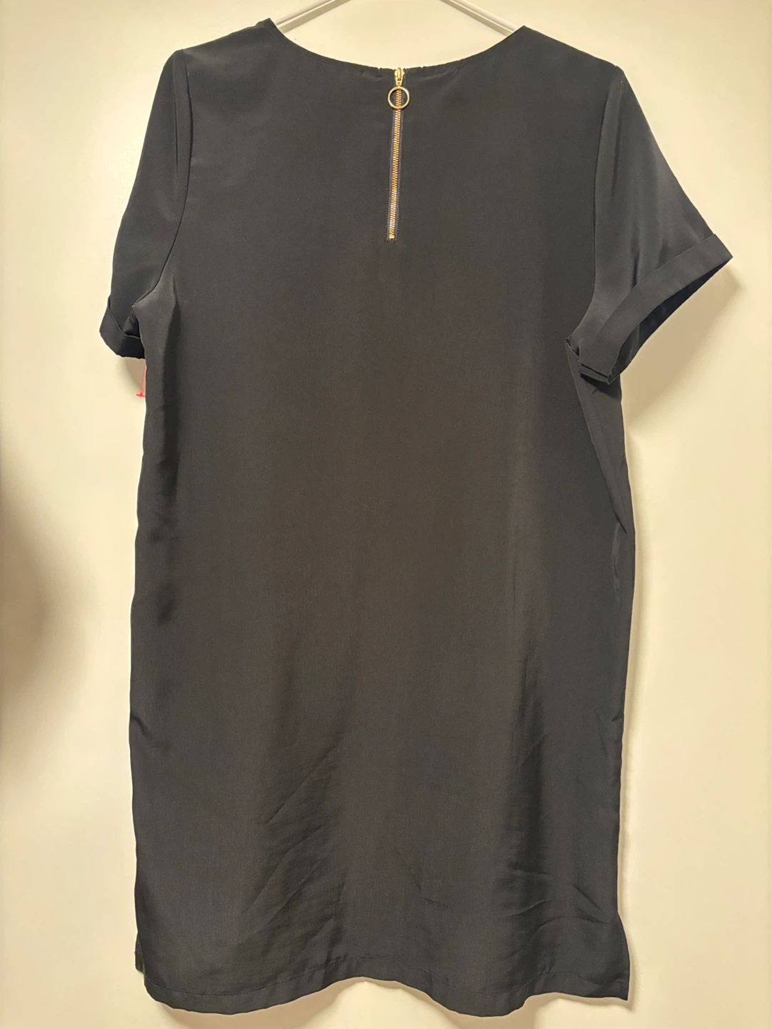 Twik Black Short Sleeve Dress with Pocket - G/L - photo 4
