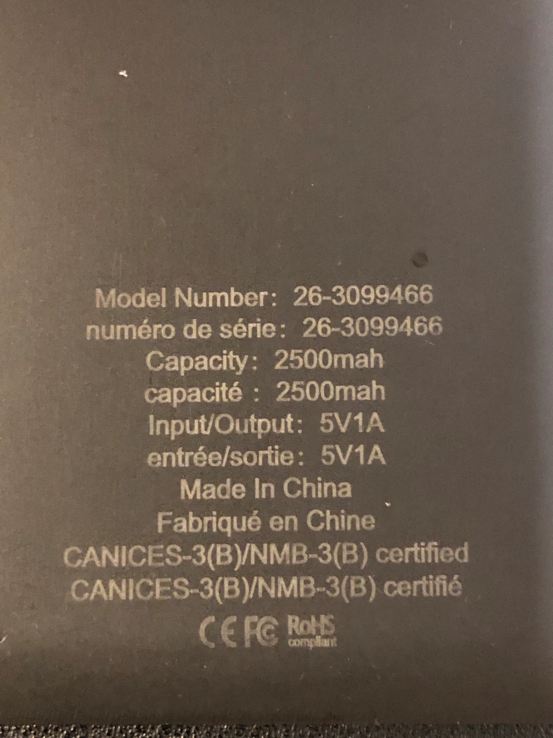 Portable Power Bank 2500mAh - photo 3