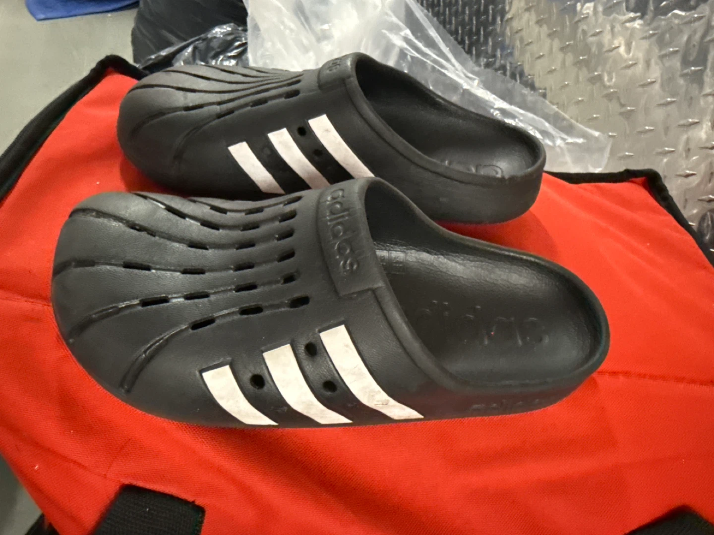 Adidas Black Slides Clogs - Size Unknown - photo 2