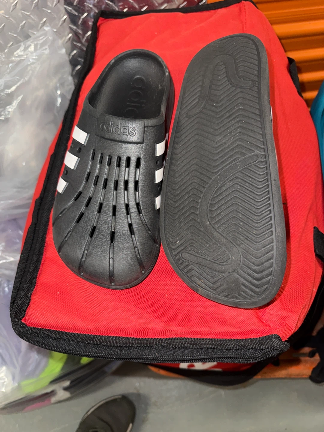 Adidas Black Slides Clogs - Size Unknown - photo 3
