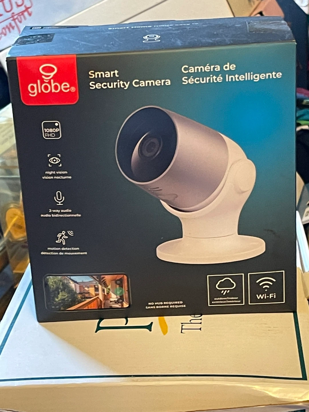 2 Globe Smart Security Camera - 1080p Full HD