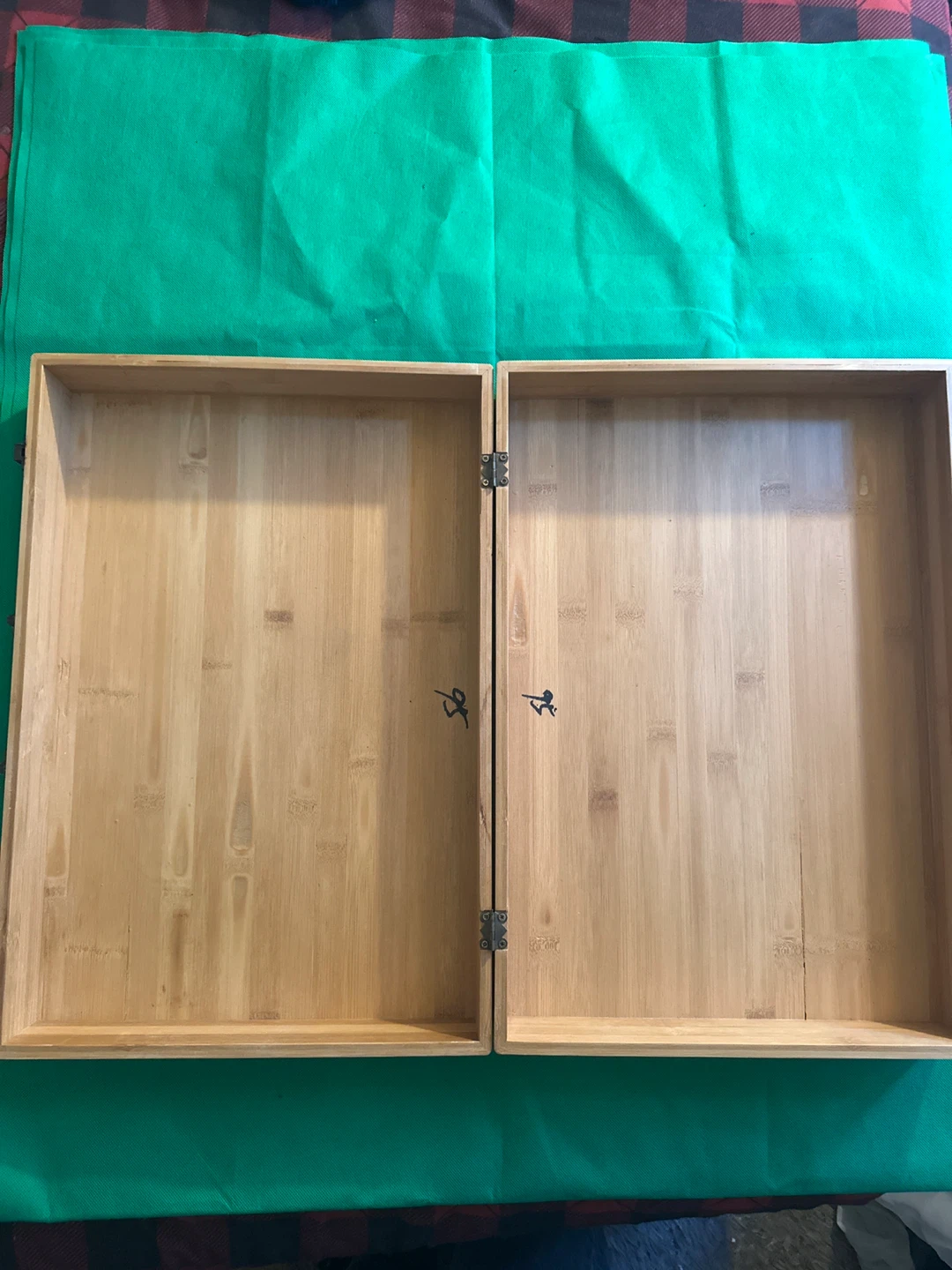 Wooden Folding Chess Board with Storage Case - photo 5