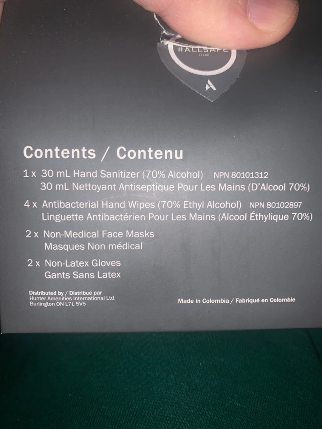 Fairmont Personal Care Kit - photo 2