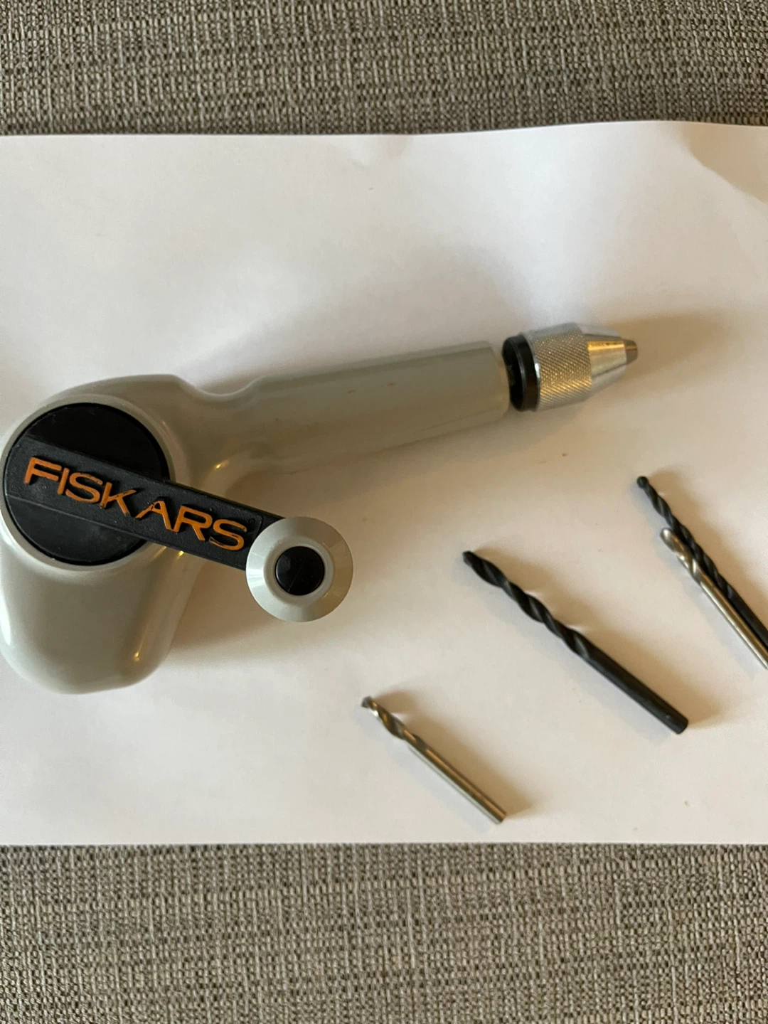 Fiskars Hand Drill with Drill Bits