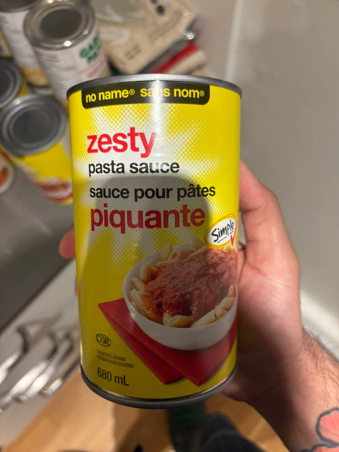 No Name Zesty Pasta Sauce - 680 mL