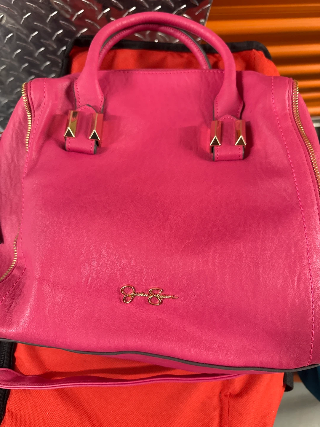 Jessica Simpson Pink Satchel Handbag