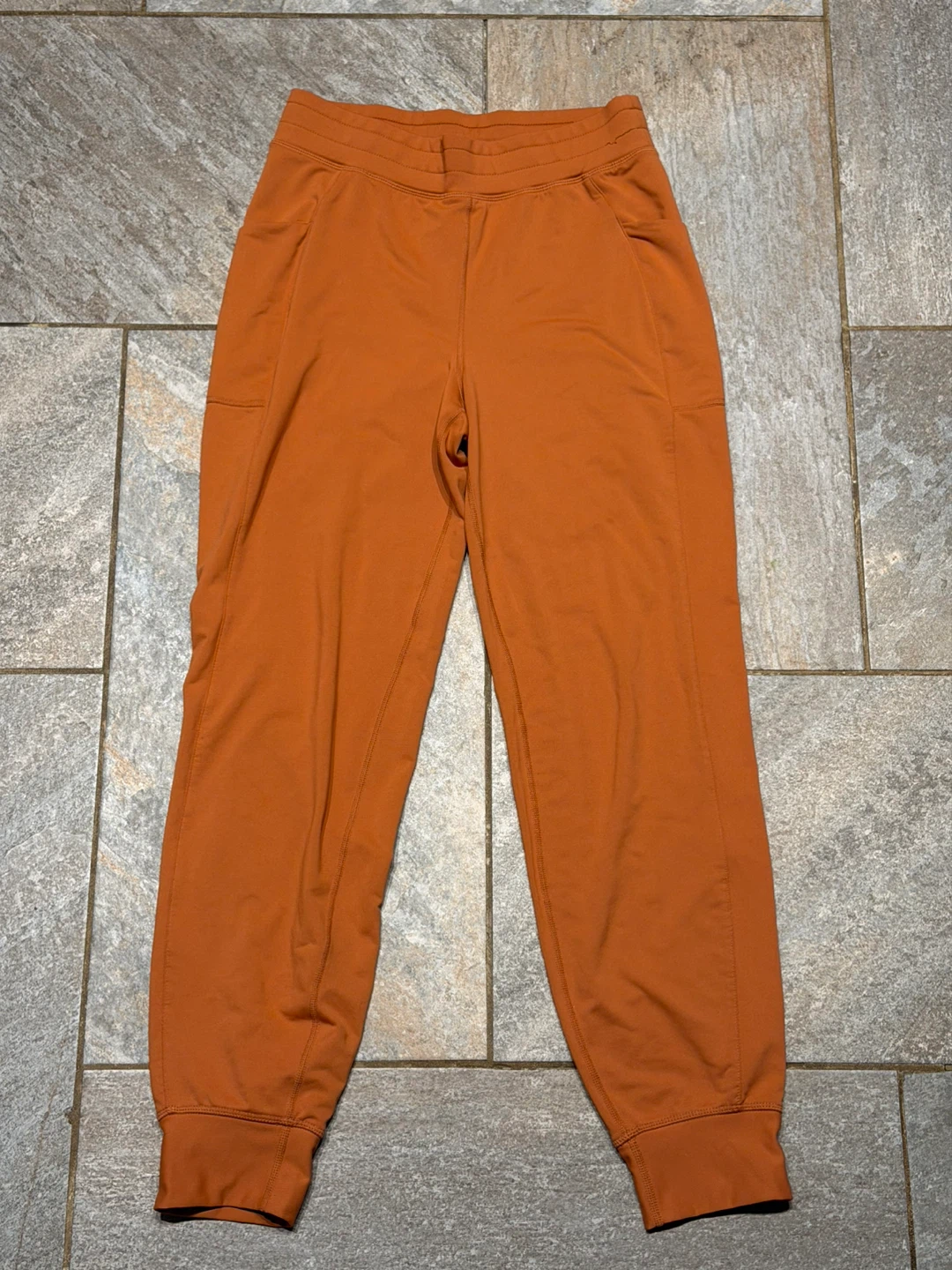 Fabletics High-Rise Jogger Pants - Burnt Orange - XS