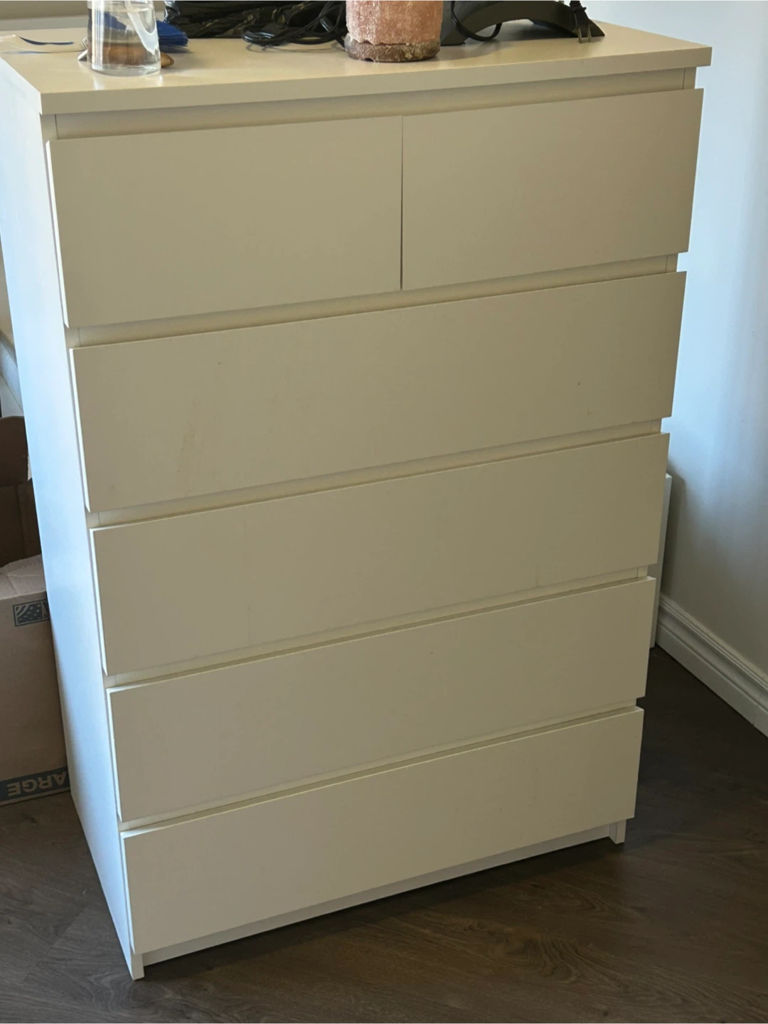 IKEA White 6-Drawer Dresser - photo 2