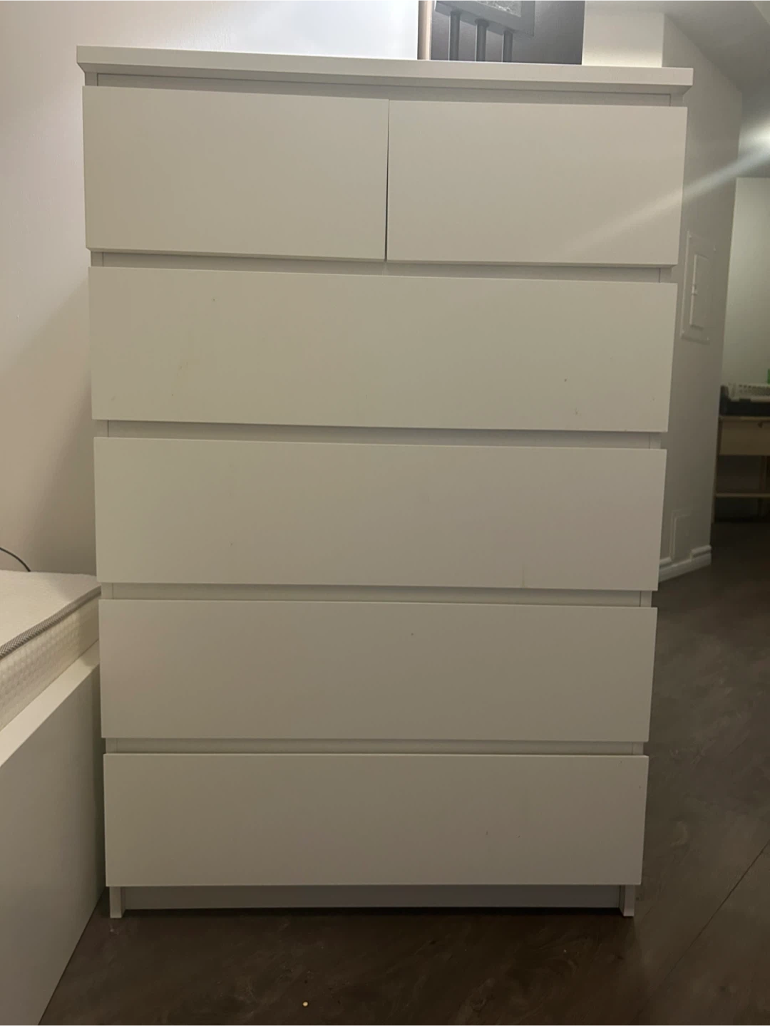 IKEA White 6-Drawer Dresser