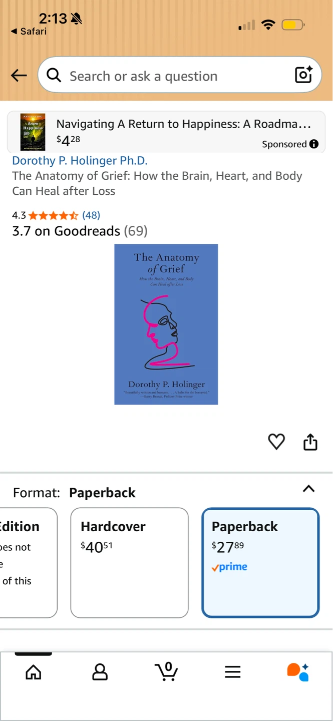 The Anatomy of Grief Paperback - photo 3