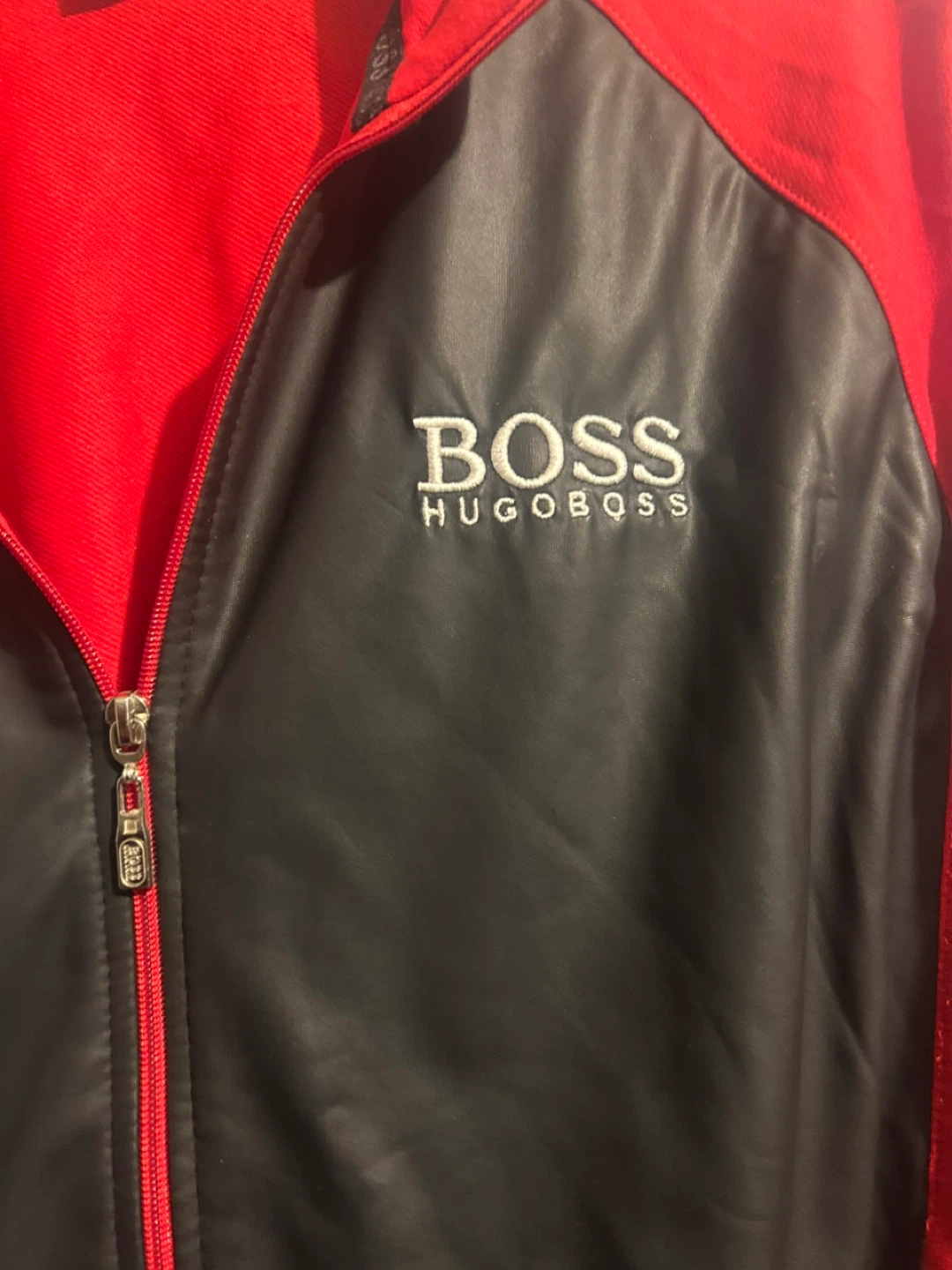 BOSS Hugo Boss Red & Black Track Jacket - photo 2