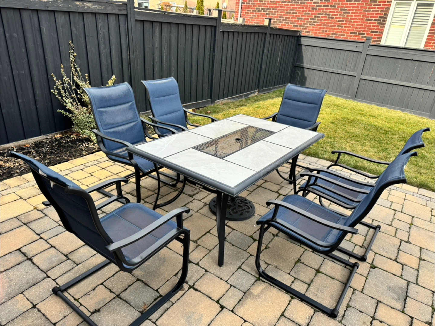 Patio Dining Set -  6 Chairs