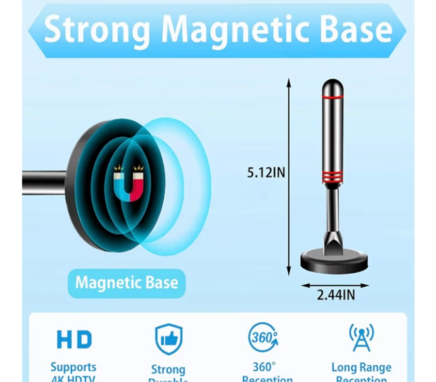 2026 Updated Version Digital TV Antenna for Smart TV - photo 3
