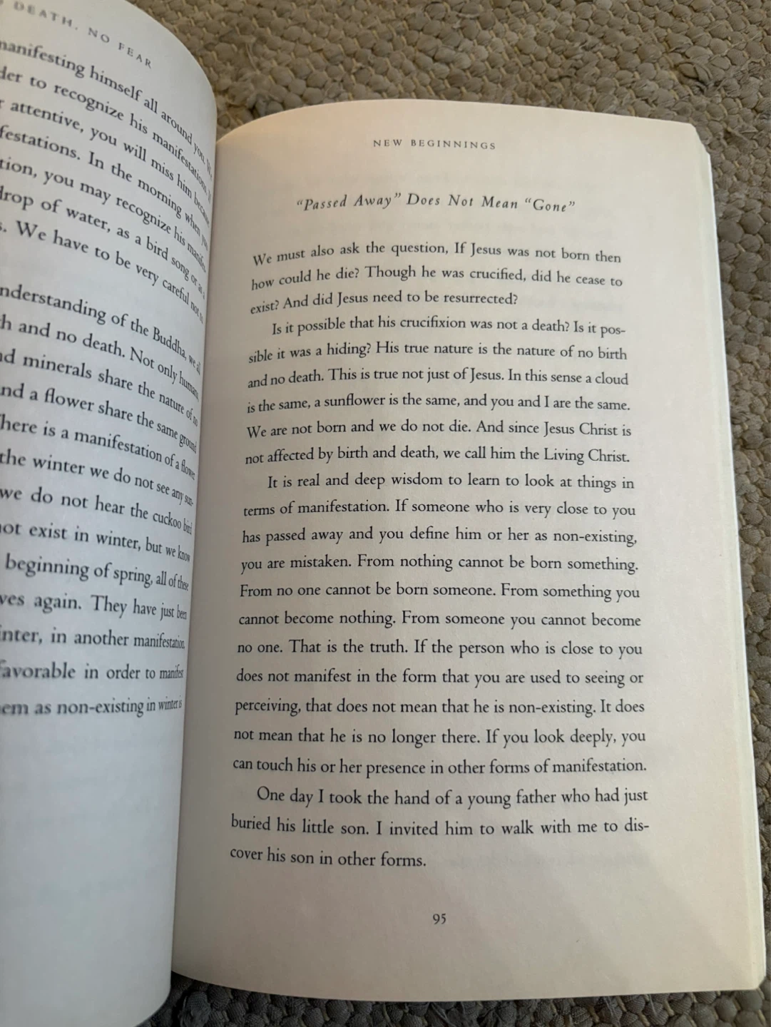 No Death, No Fear: Comforting Wisdom for Life Paperback - photo 2