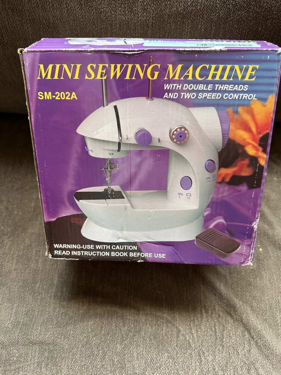 Mini Sewing Machine SM-202A with Foot Pedal and Accessories - photo 3