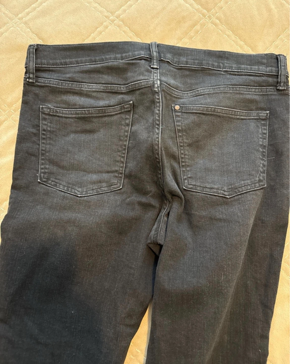 H&M Skinny Fit Black Ripped Jeans Size 36/32 - photo 5