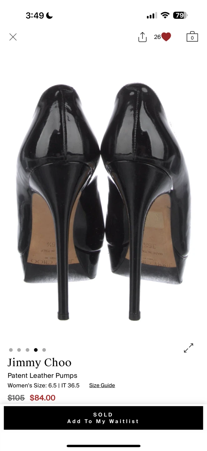 Jimmy Choo Patent Leather Pumps - photo 4