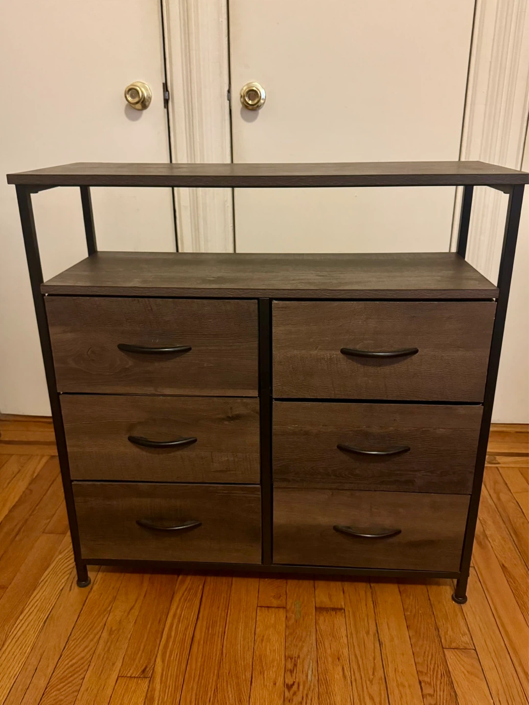 6-Drawer Dresser with Wood Grain Finish