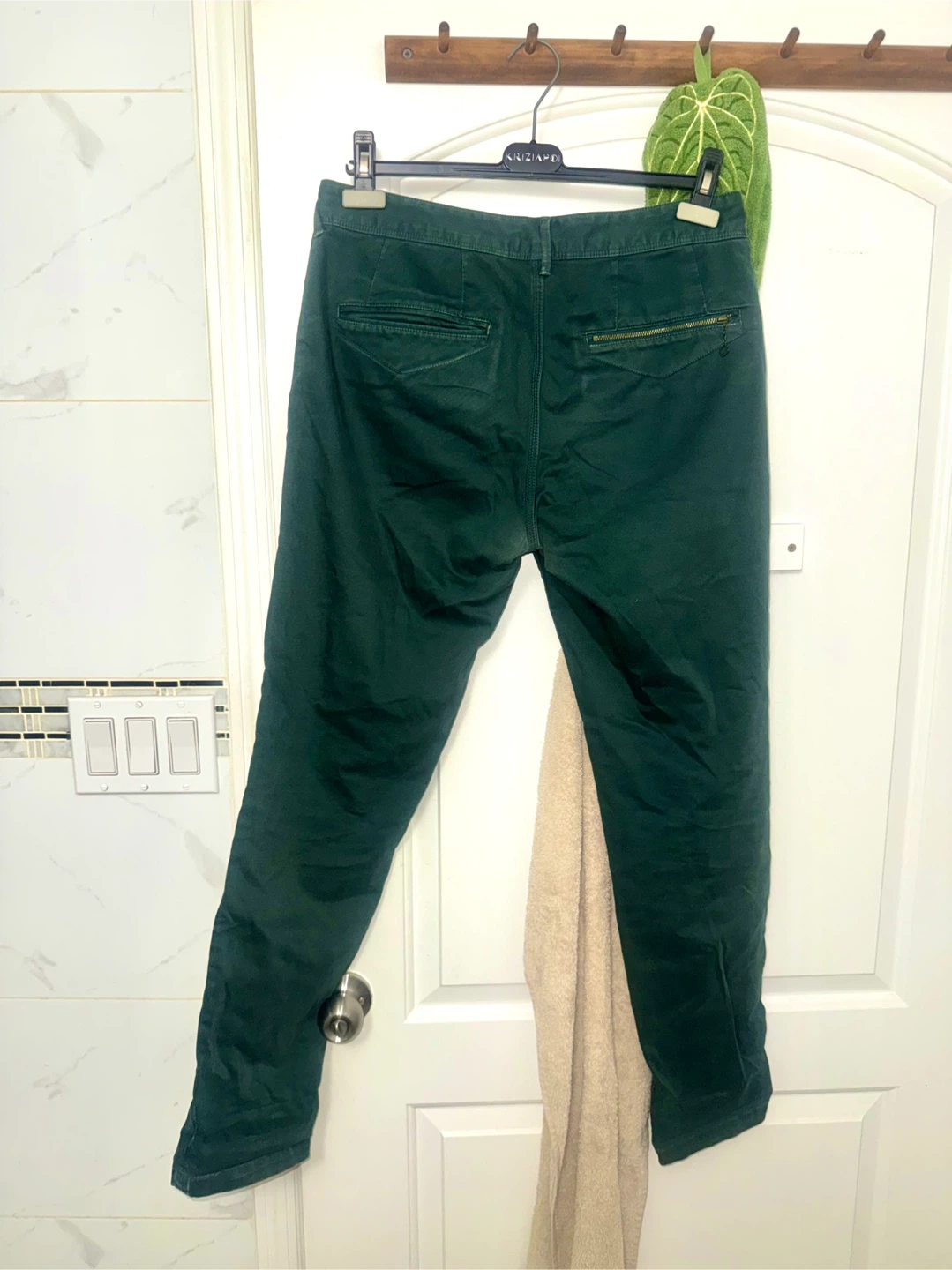 Men’s 32 Forest Green Cotton Pants - photo 2