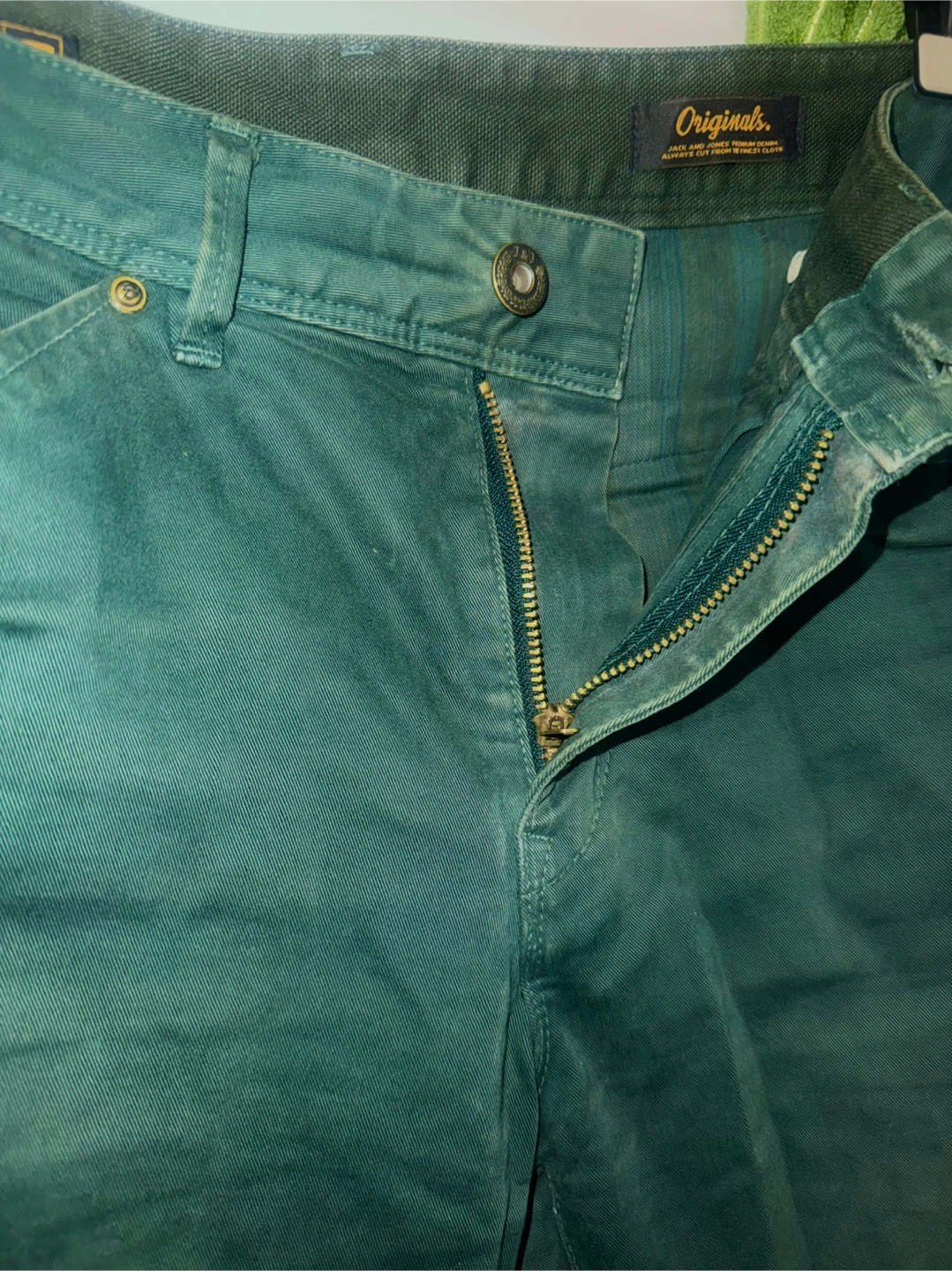 Men’s 32 Forest Green Cotton Pants - photo 4