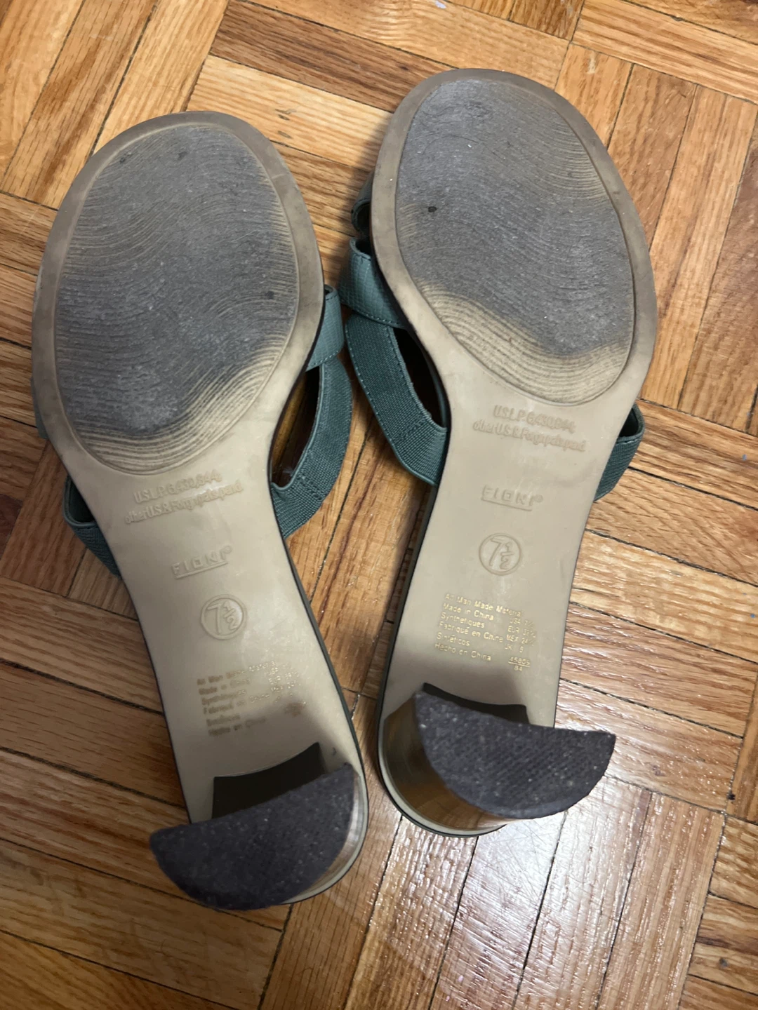 Fioni Women's Heeled Sandals Size 7.5 Green - photo 2