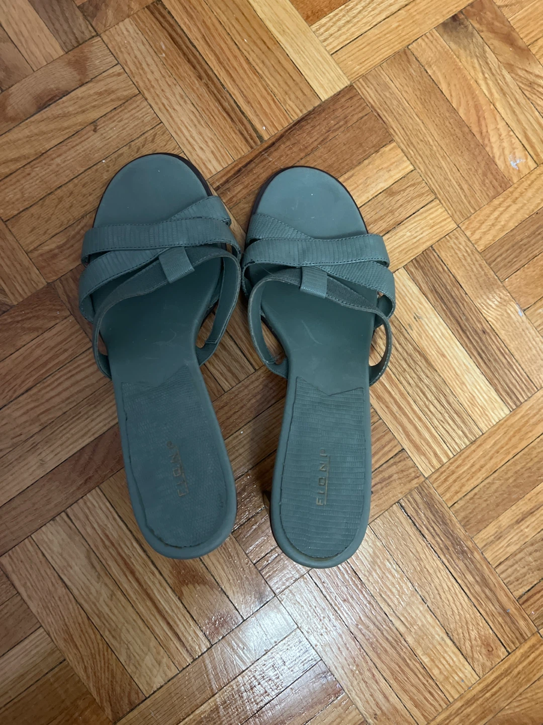 Fioni Women's Heeled Sandals Size 7.5 Green