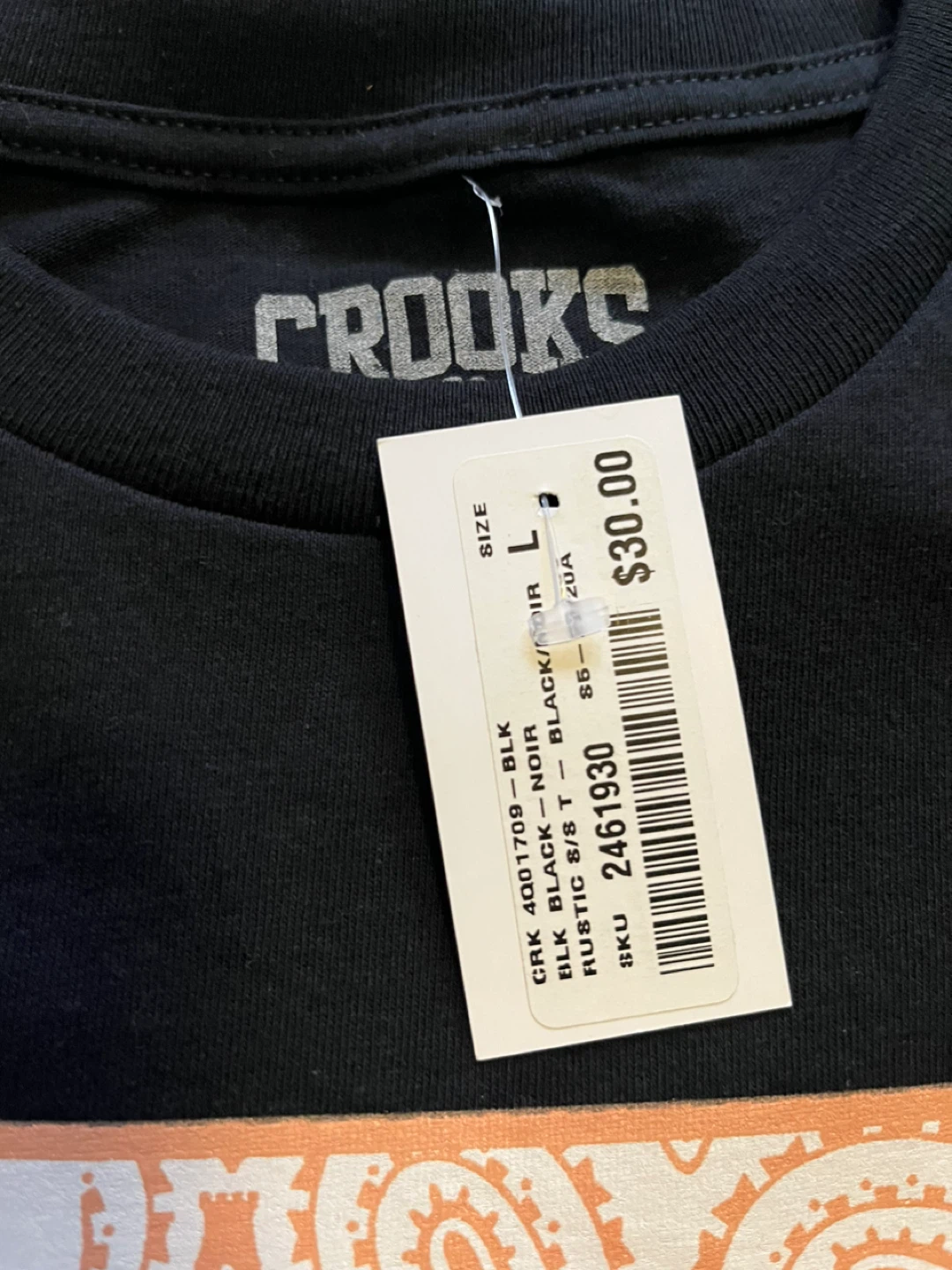 Crooks & Castles The Ruling Elite T-Shirt - Black - Size L - photo 2