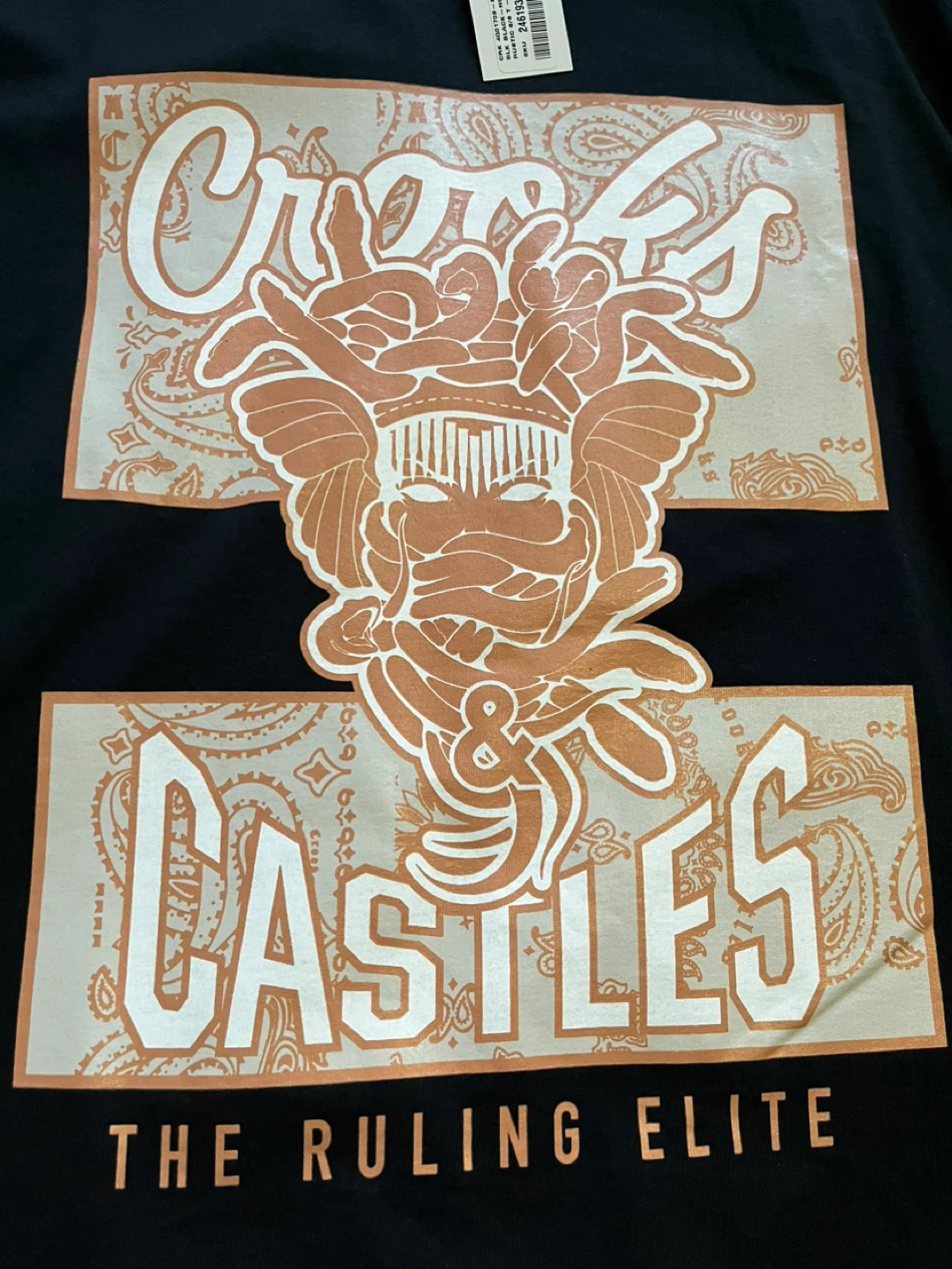 Crooks & Castles The Ruling Elite T-Shirt - Black - Size L - photo 3