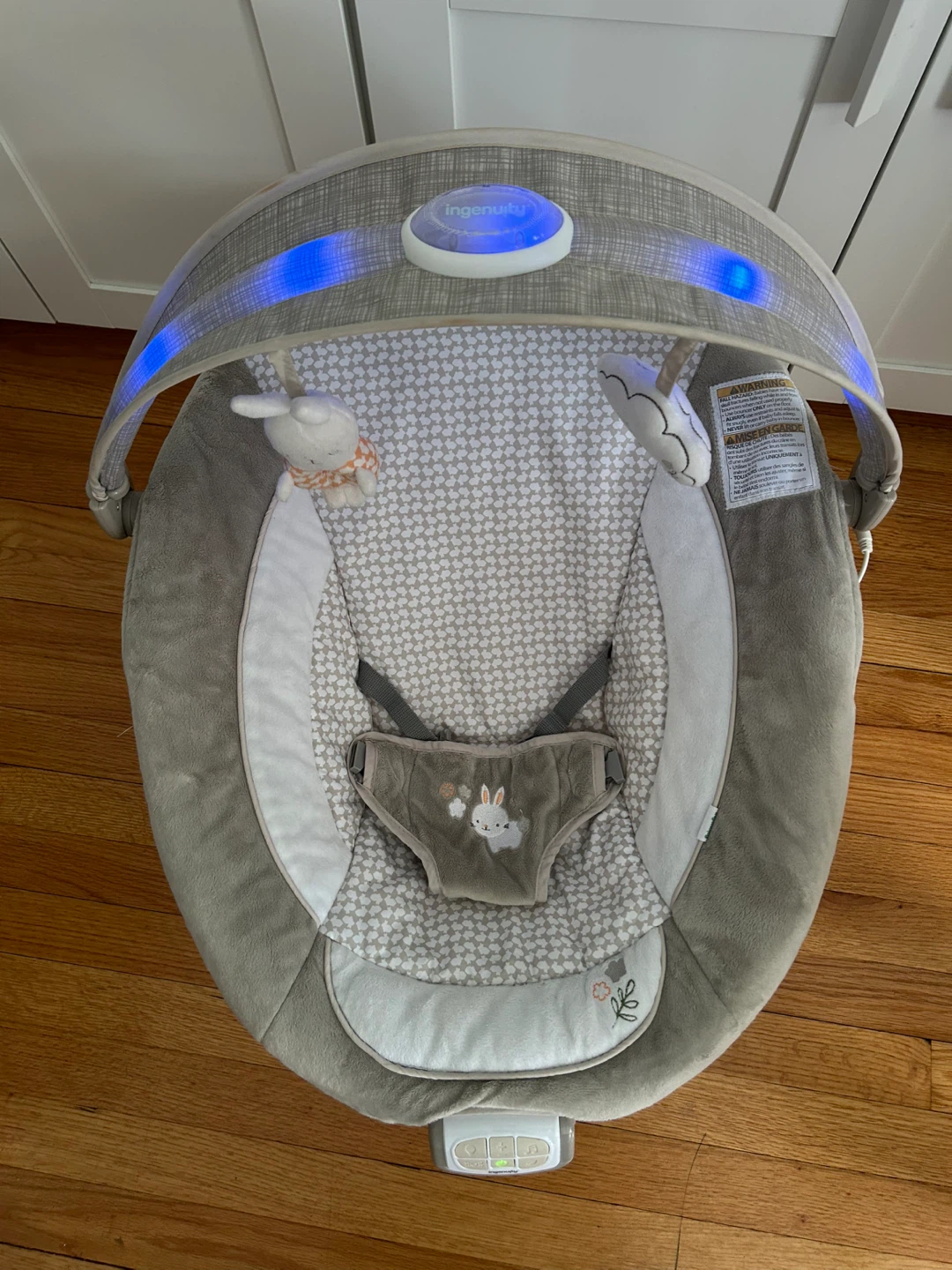 Ingenuity Baby Bouncer Seat with Lights and Music