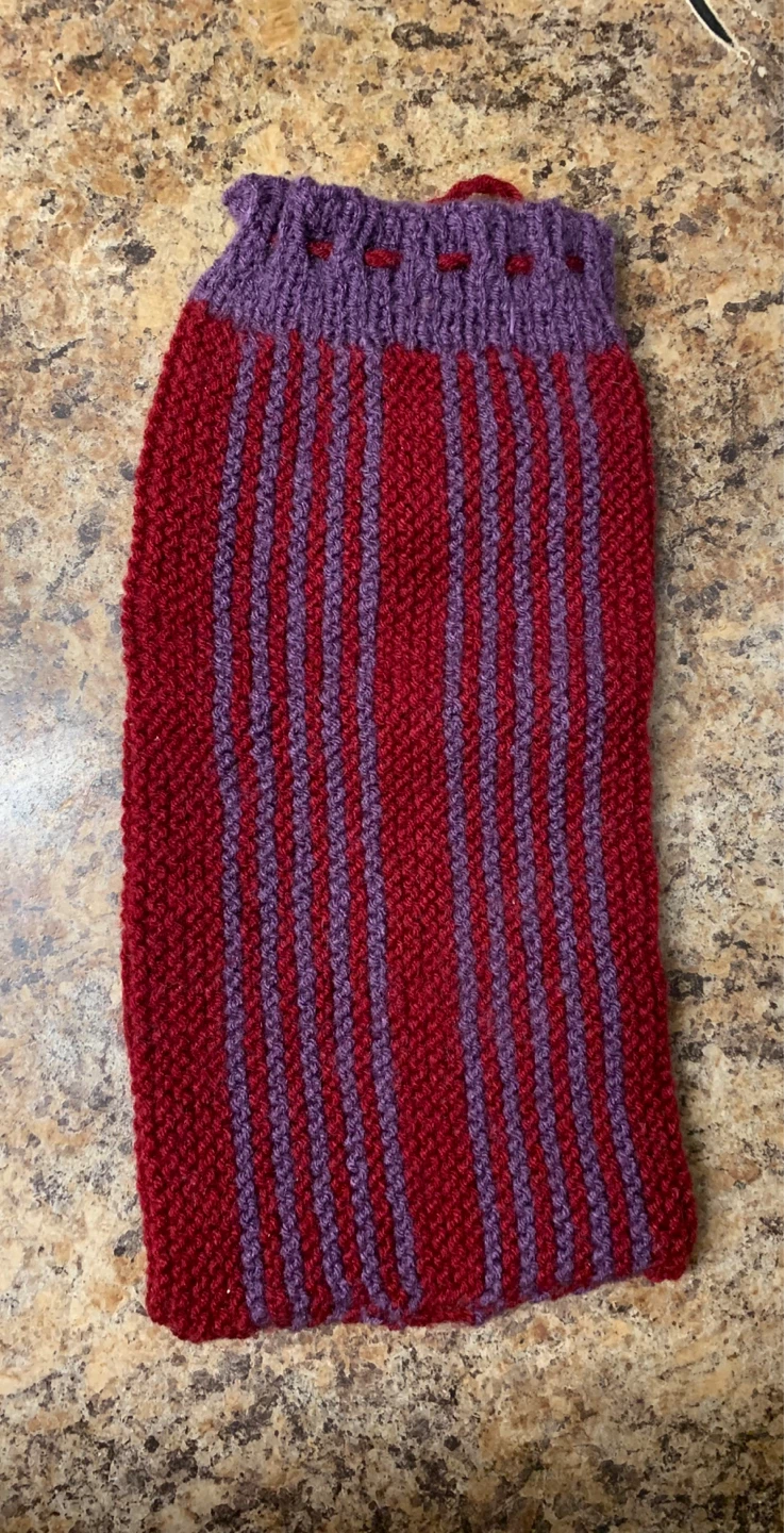 Hand-Knitted Bag hot bottle