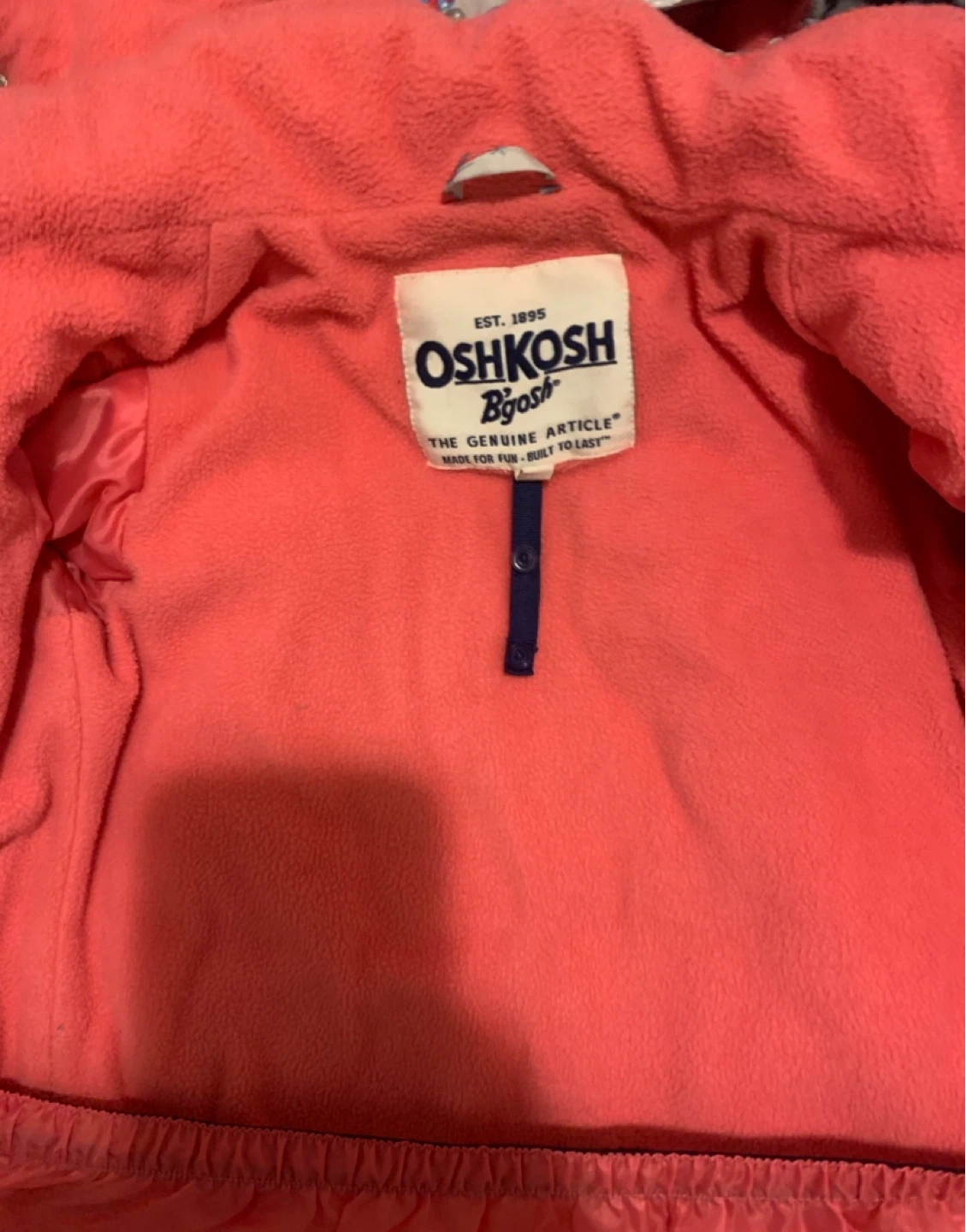 OshKosh B'gosh Girls' Horse Print Puffer Jacket