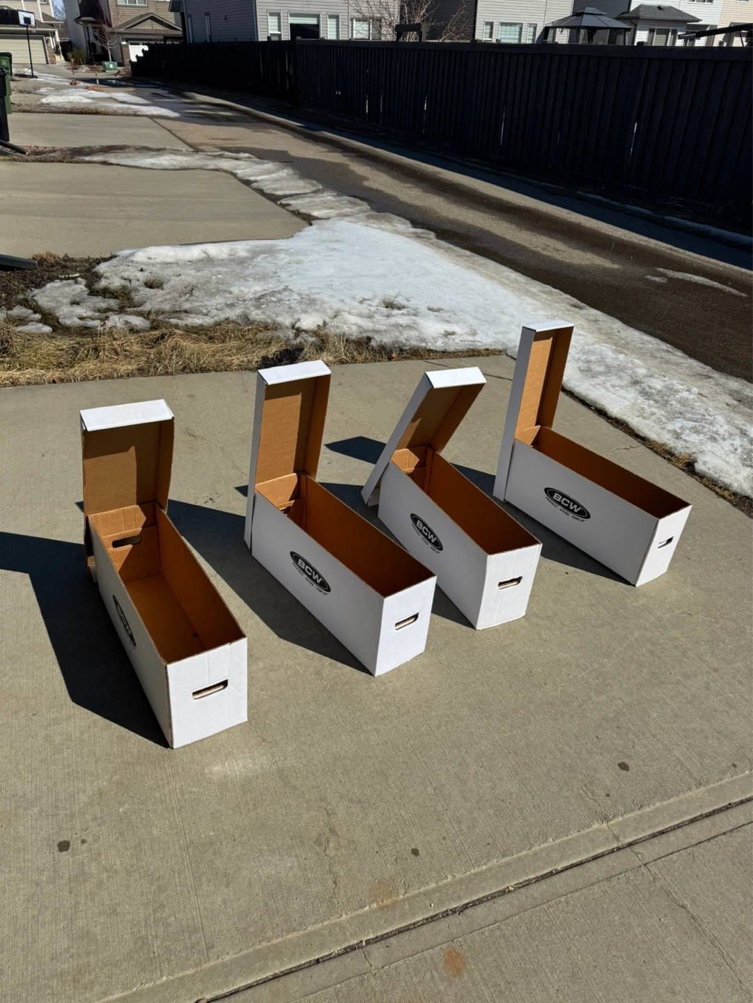 Long comic boxes