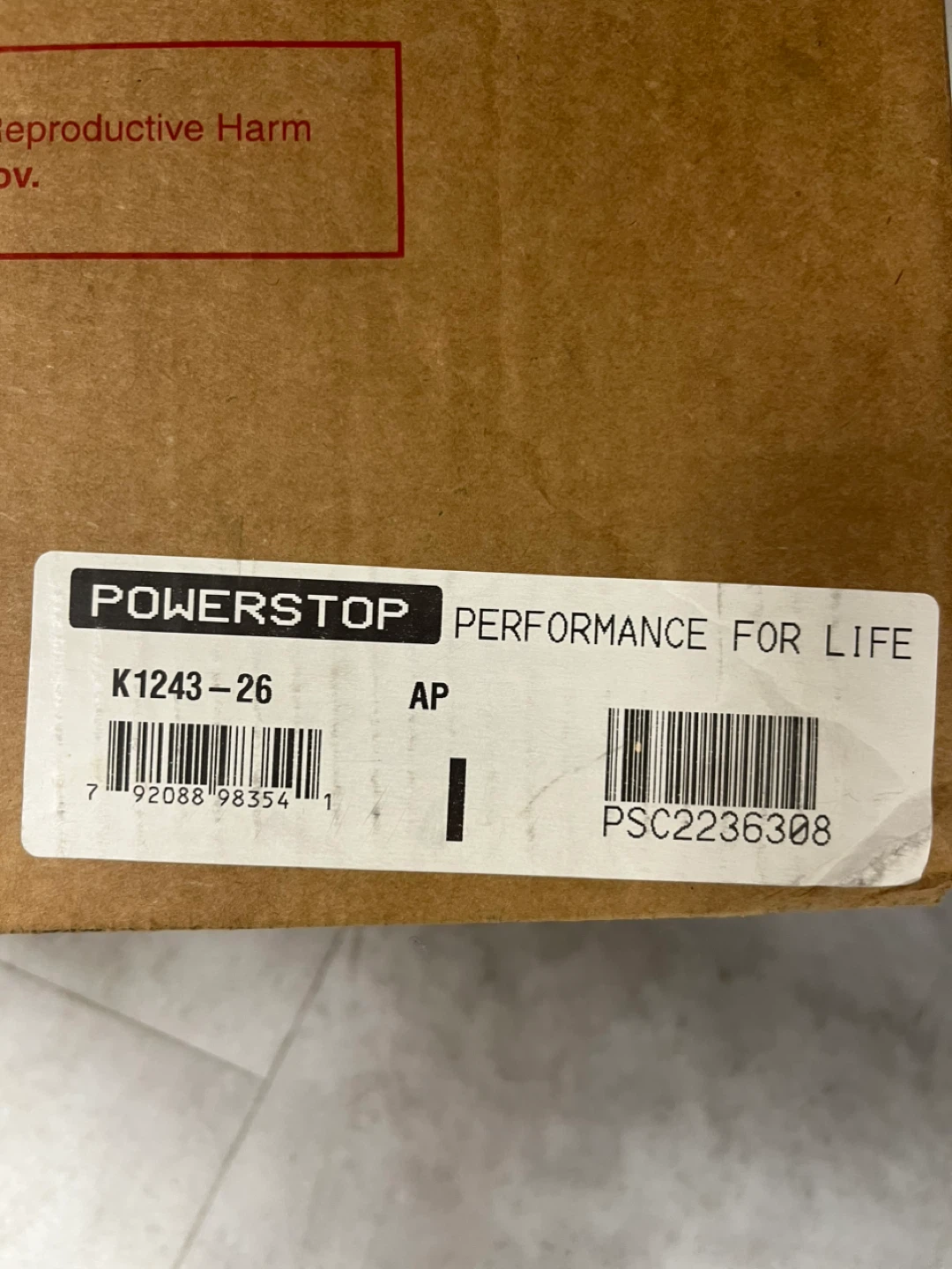 Powerstop K1243-26 Extreme Performance Brake Rotor and Pad Kit