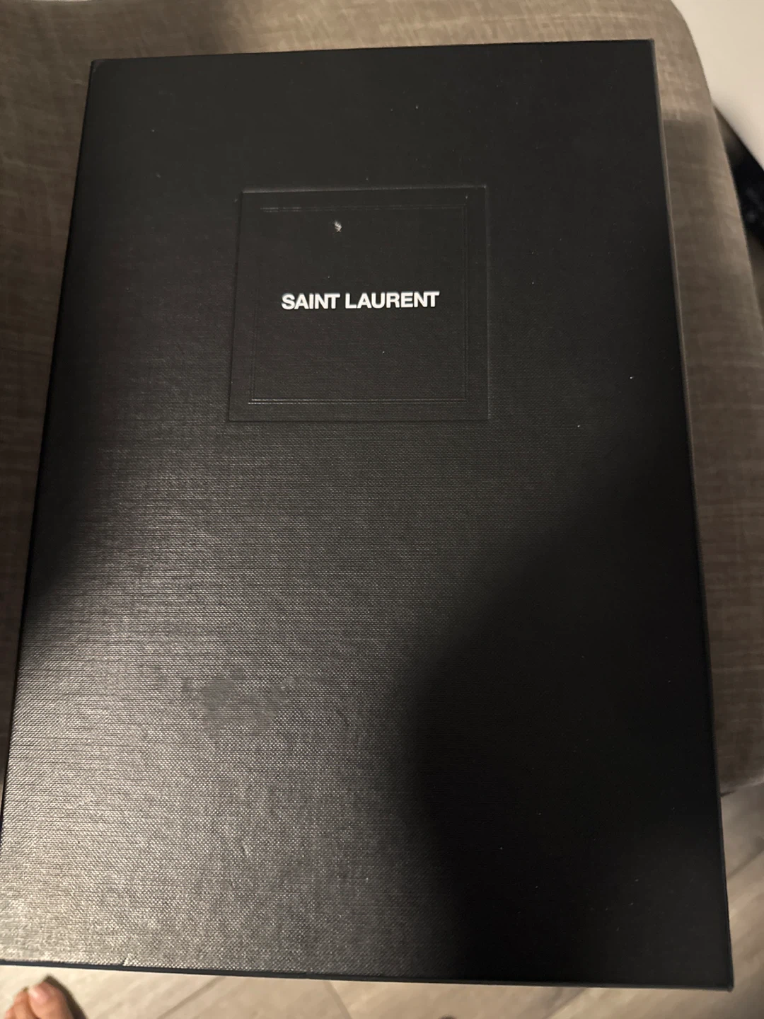 Saint Laurent Black Leather Tribute Pumps
