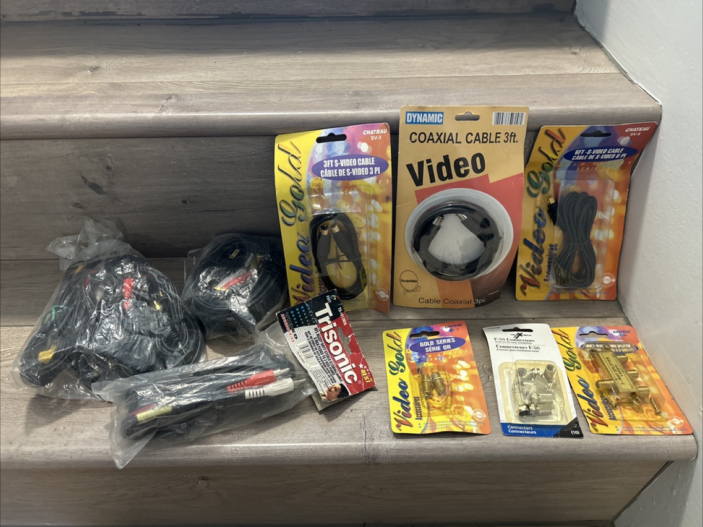 Video Gold S-Video Cable & Connectors Bundle