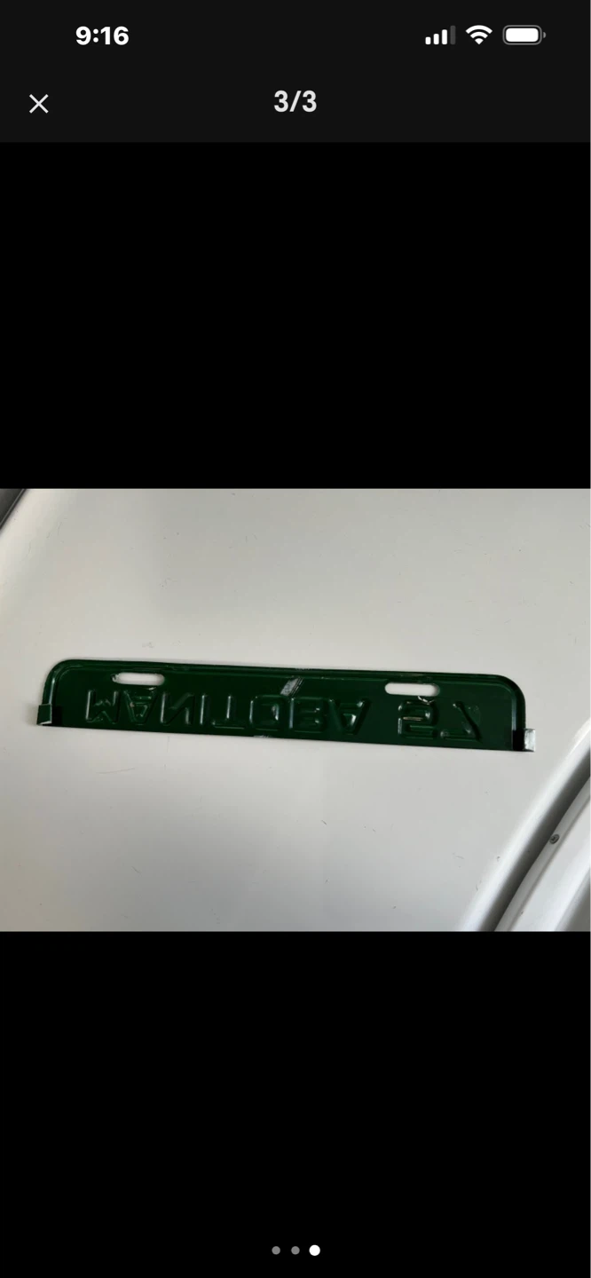 1957 License Plate Renewal Strip - photo 3