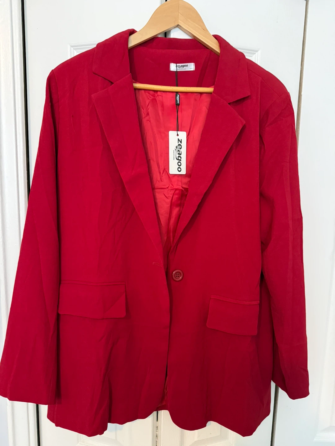 Zeagoo Red Blazer - Size XXL
