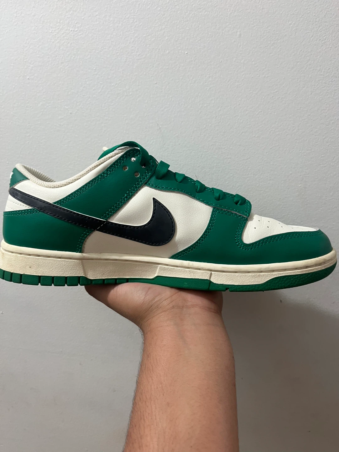 Nike Dunk Low Green White - photo 3