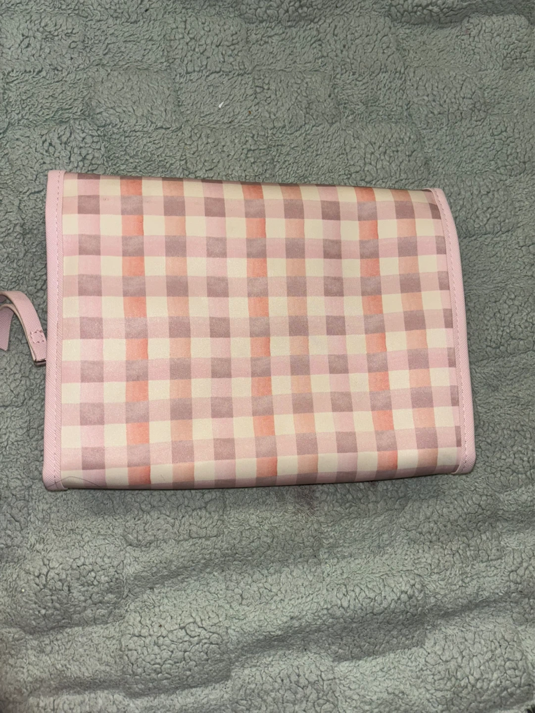 Tender Love & Carry Hanging Toiletry Bag - Pink Gingham - photo 4