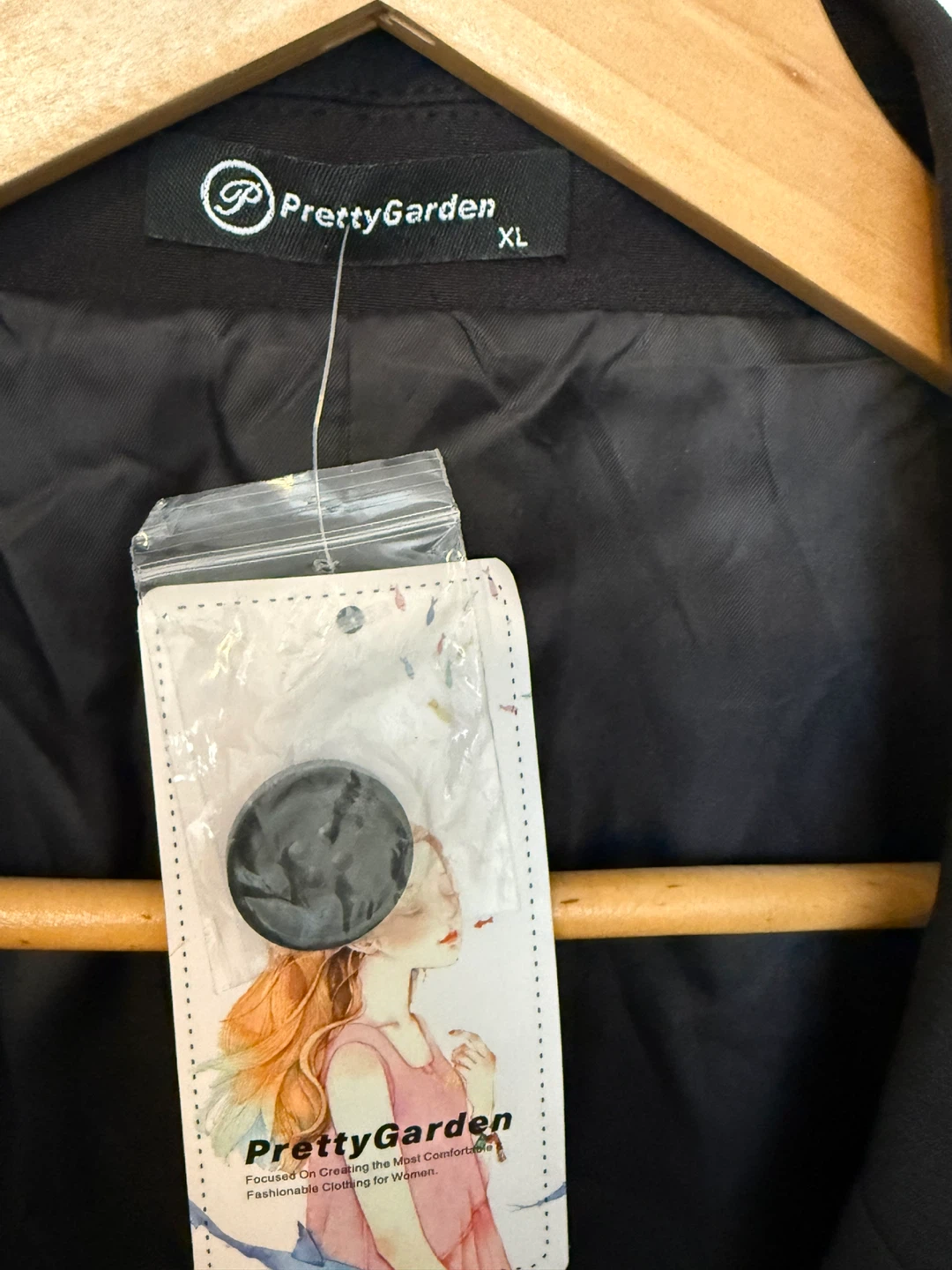 PrettyGarden Women's Black Blazer - Size XL - photo 2