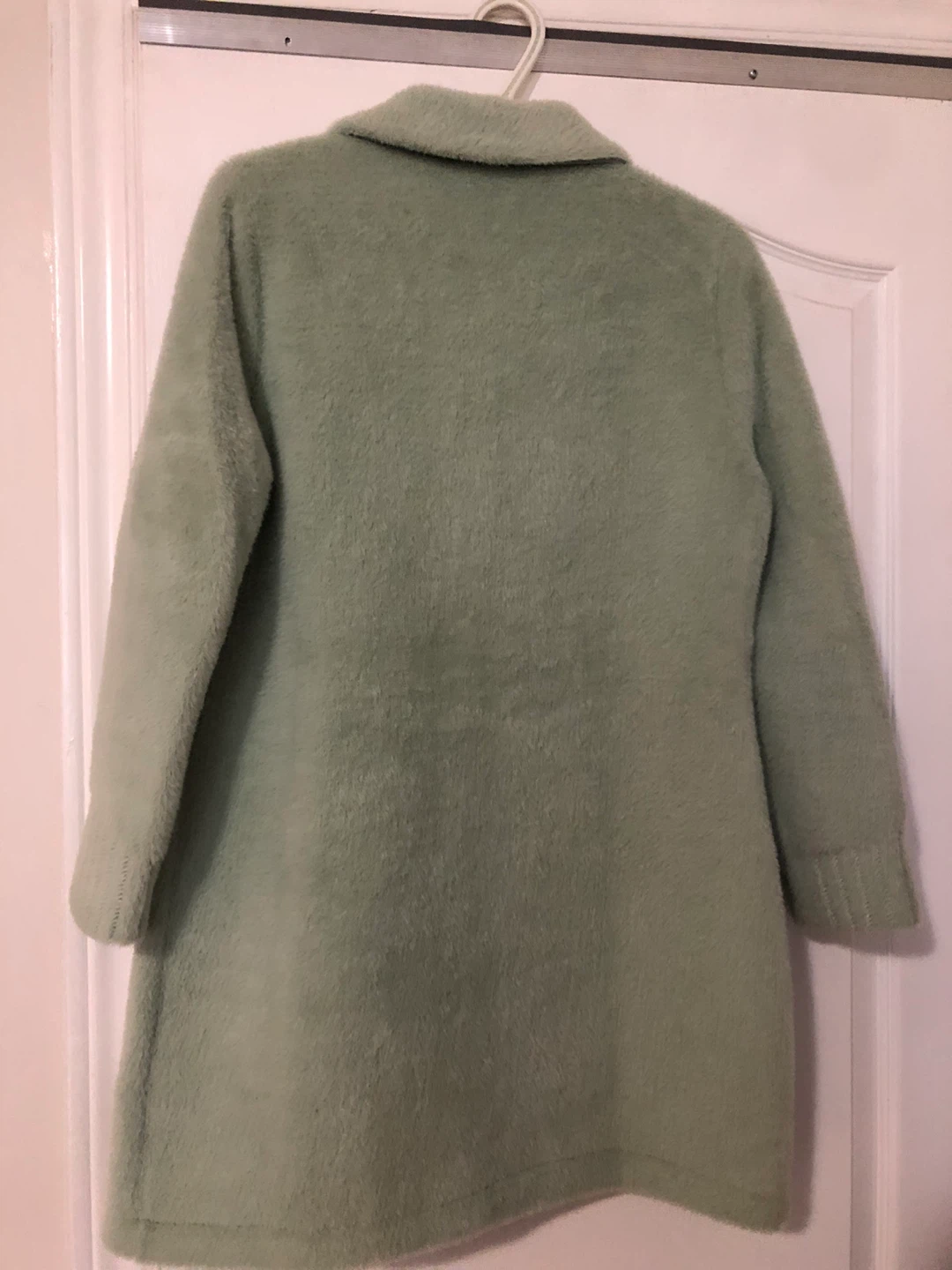 Brand new Light Green Fuzzy Coat - photo 2